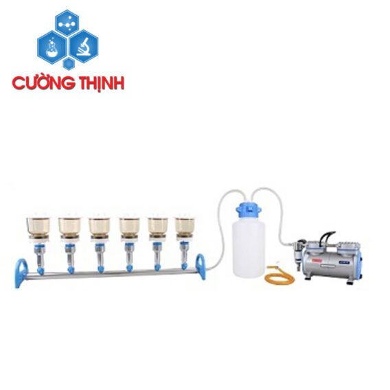 Hệ Thống Bộ Lọc Chân Không 6 Nhánh Với Bơm Chân Không (Rocker - Đài Loan)