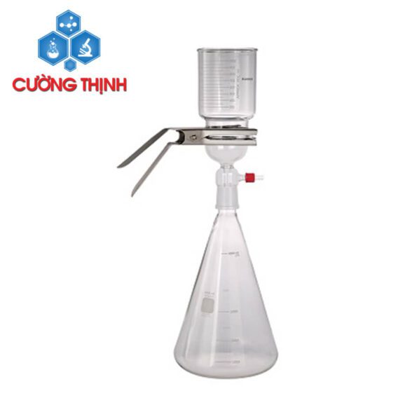 Bộ lọc thủy tinh 4000ml phễu 1000ml ĐK lọc 90mm
