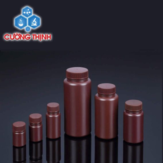 Chai nhựa miệng rộng màu nâu (SPL - Hàn Quốc)