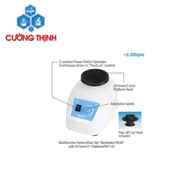 Máy lắc vortex MaXshake VM30 (Daihan - Hàn Quốc)