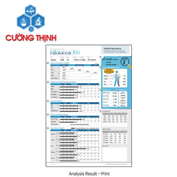 Cân phân tích thCân phân tích thành phần cơ thể người InBalance 300 (Daihan - Hàn Quốc) 1ành phần cơ thể người InBalance 300 (Daihan - Hàn Quốc) 2