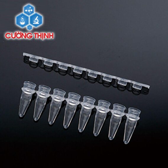Ống PCR 8-strip 0.2ml nắp phẳng (Biologix - Mỹ)