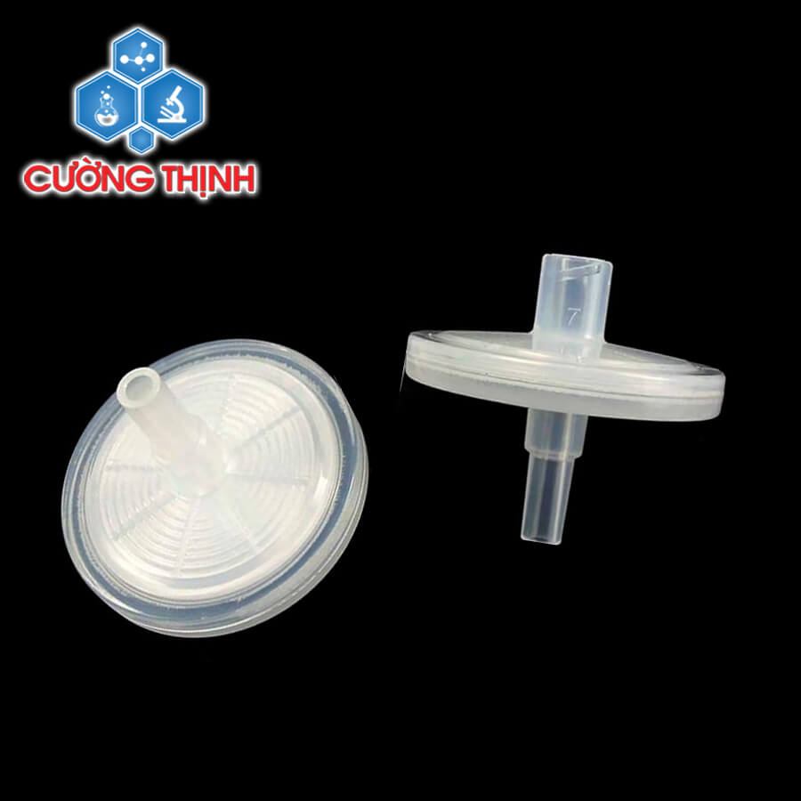 Đầu lọc Syringe PVDF + GF 25mm x 0.22um